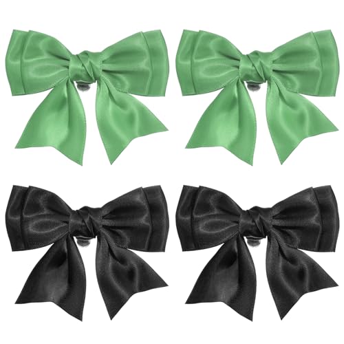 Clips de chaussures pour mariage et fêtes : nœuds papillon élégants en satin PATIKIL