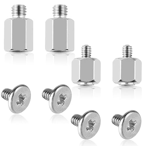 PC M.2 Screw Kit, 8PCS Mounting Motherboard Screw Kit, Computer Screw Set Flat Head Screws Compatible with ASUS Samsung Motherboard etc