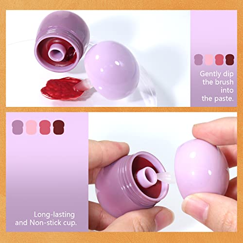 U-Shinein Tinted Lip Gloss, Hydrating Shine Liquid Lipstick, Non-Sticky Lightweight Glossy Glass Lip Oil, Waterproof Long-Lasting Lip Glow Oil For Lips And Cheeks, Lip Makeup Gift For Women Girls #102 #TOP3