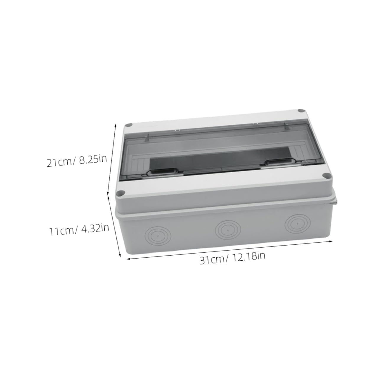 Scatola Elettrica in Plastica Bianco Ip65 15 Circuiti Resistente alle Intemperie Protezione Affidabile per Uso Esterno e Interno