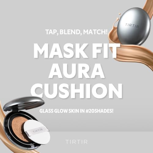 Tirtir Mask Fit Aura Cushion Mini Fondotinta Idratante In Spugnetta Illuminante Colore 24N Latte 4.5 G - 2