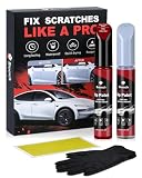 PR01 Ultra Red for Tesla Touch Up Paint Kit[2K Clear Coat Included],Exact Color Match Touch Up Paint for Chip and Scratch Repair