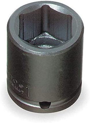 Proto Tools J7446H - Impact Socket - 1-7/16 in Socket, 1/2 in Drive, 6 PT, Black Oxide, 2-15/64 in OAL, Imperial