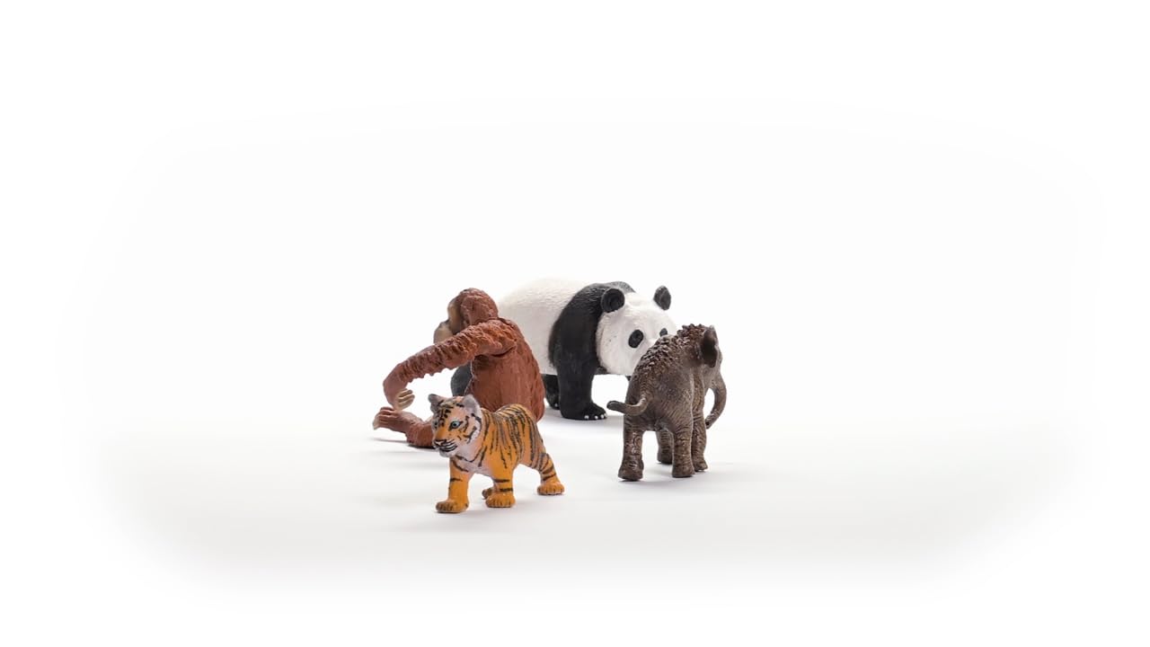 Amazon.co.jp: シュライヒ ワイルドライフ アジアの野生動物セット