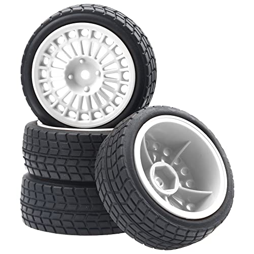 Pneus en caoutchouc anti-dérapage jantes nylon 12 mm pour réparer Buggy HPI