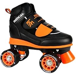 Patines Sancheski KRF The New Urban Concept Velcro Jr Patines Paralelo 4 Ruedas, Adultos Unisex, Negro, 28-29