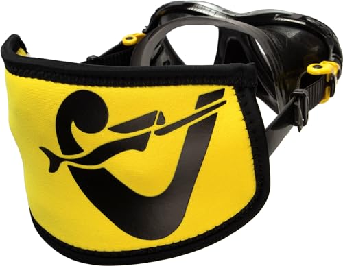 Cressi Simply Neo Mask Strap Cover, Yellow/Black by CRESSI - Image 4