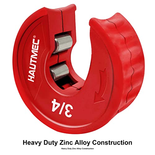 Hautmec Pro 3/4 Inch Automatic Copper Tube Cutter - 3/4 In. Maximum Nominal Pipe Capacity (7/8 In. Outer Diameter) For Pvc, Copper, Aluminum And Thin Stainless Steel Tube Ht0216-Pl #TOP1