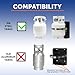 Flame King® T-Racks™ 5LB Propane Tank Mounting Bracket Strap for RVs, Trailers, Campervans, Jeeps, and Overland Vehicles