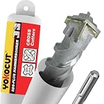 YOKOCUT – SDS Plus Bohrer 30x260 mm, Hammerbohrer 4X Schneiden, Steinb