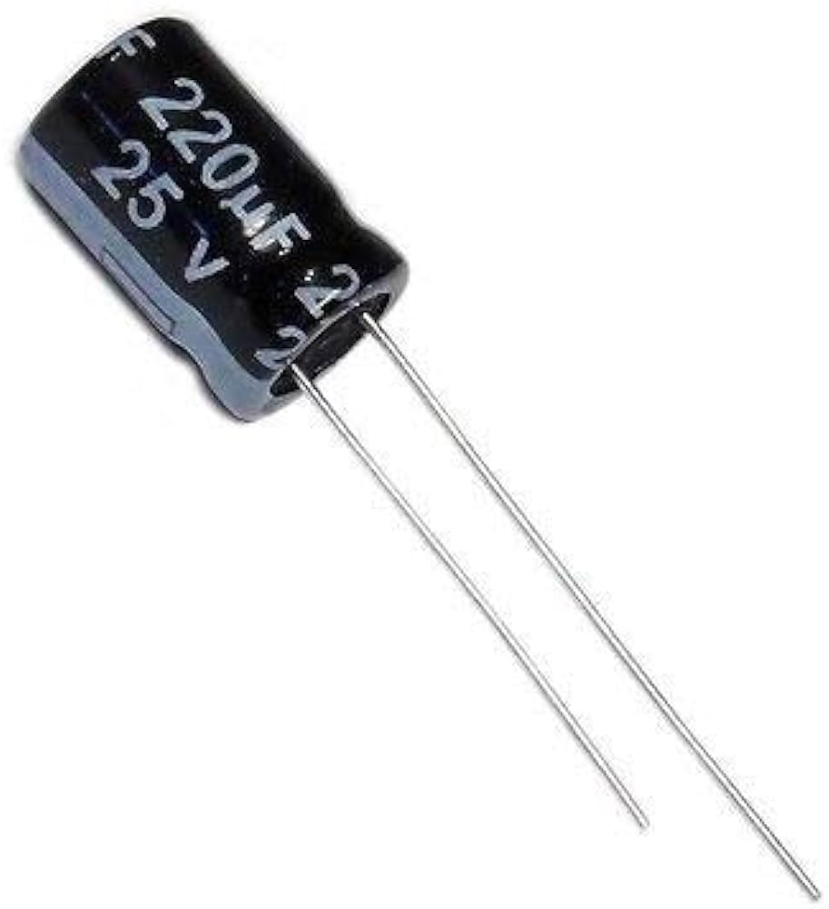 220uf 25V Aluminium Capacitor Enfalion Brand Zh Series 8000-10,000 Hrs, Surface Mount Capacitor Pack of (30)