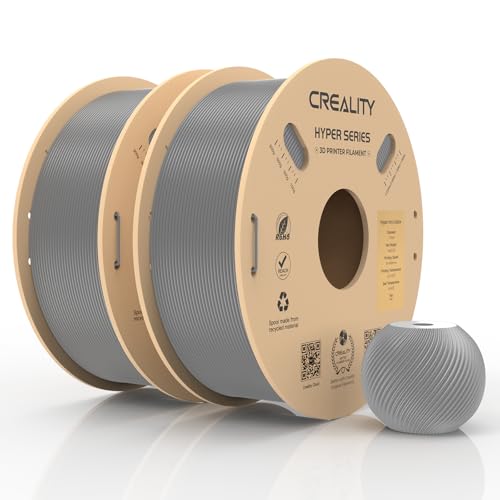 Creality PETG Filament, Hyper PETG 1.75 mm 3D Printer Filament with 30-600 mm/s, Dimensional Accuracy +/- 0.02 Cardboard