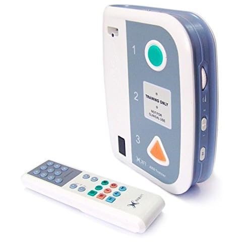 AED Trainer XFT-120C+ Erste Hilfe Training Teaching Gerät Praxis Maschine für Training First Aid Training Kit CPR Teaching Machine Defibrillator First-aid Device Prompt in Englisch Deutsch NEW Cover
