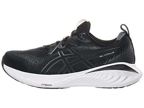 ASICS Men's Gel-Cumulus 25 Running Shoes, 7, Black/Carrier Grey