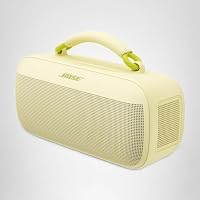 Bose Tragbarer SoundLink Max Lautsprecher, große tragbare Bluetooth Boombox mit Akku, wasserdichte Lautsprecher Boxen, bis zu 20h Akkulaufzeit, USB-C, integrierter 3,5 mm AUX-Eingang, Zitrusgelb – Ansicht 8