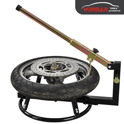 Tire Change Stand for 16" to 21" Tires, Portable Motorcycle Tire Changing Stand With Adjustable Bead Breaker Lever by WINMAX TOOLS AUTOMOTIVE - Image 2