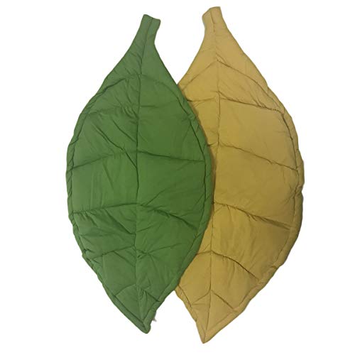 Yunnyp Kinder Vloermat Bladvorm Baby Speelkleed Zacht Katoen Kruiptapijt Babykamer Inrichting - Afbeelding 6