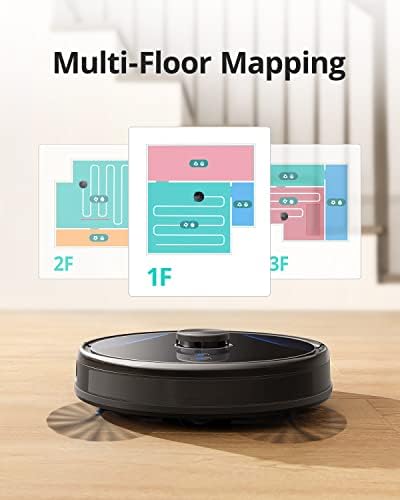eufy RoboVac LR30 Hybrid+ Robot Vacuum Cleaner with Mop and Self Emptying Station, 60 Day Capacity, iPath Laser Navigation, 3,000Pa, Multi Floor Mapping, Advanced App Control, Works with Alexa