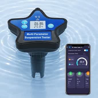 Floating 9-in-1 Water Tester with Wi-Fi Connectivity