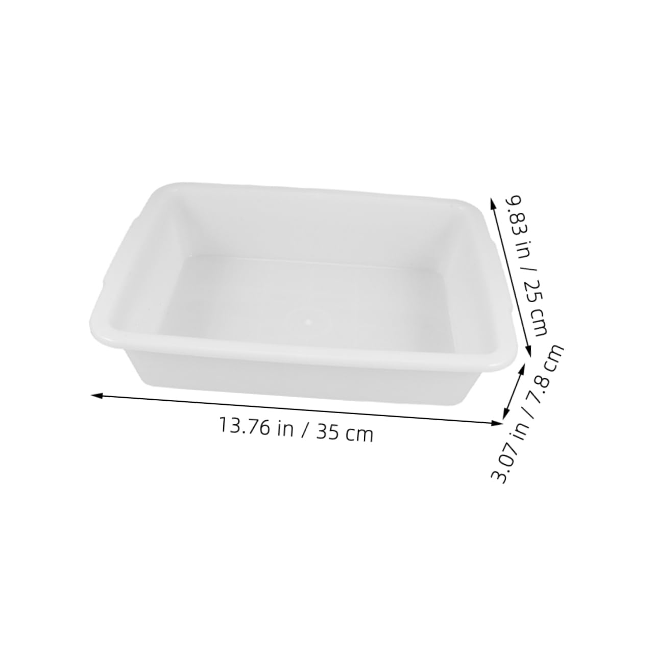 Cabilock Chemical Experimental Tray Spill Design Pcs Plastic Mixing Tray for Lab Research