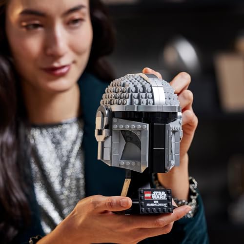 LEGO Star Wars Le Casque du Mandalorien: Maquette à Construire pour Adultes - Maquette et Modélisme - Objet Décoratif à Collectionner pour Les Fans de Star Wars Hommes et Femmes 75328