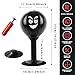 Desk Boxing Bag Desktop Punching Bag with Suction Cup Counter Top Stress Relief Punching Bag Fun Punch Rage Bag Door Punching Bag for Kids Adults Office, Black