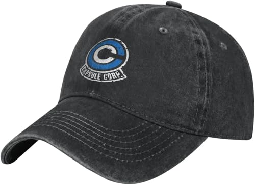 Casquette de baseball classique ULE Corp unisexe en jean style anime