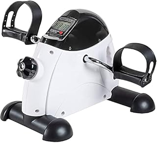GOREDI Pedal Exerciser Stationary Under Desk Mini Exercise Bike - Peddler Exerciser with LCD Display, Foot Pedal Exerciser for Seniors,Arm/Leg Exercise
