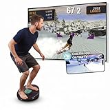 GoBalance Play – Intelligentes Balance-Brettspiel mit Bluetooth-Bewegungssensoren, professionelles Kippbrett mit 12 interaktiven Spielen für Spaß, Gleichgewichts- und Heimfitness-Training