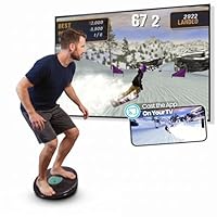 GoBalance Play – Intelligentes Balance-Brettspiel mit Bluetooth-Bewegungssensoren, professionelles Kippbrett mit 12 interaktiven Spielen für Spaß, Gleichgewichts- und Heimfitness-Training