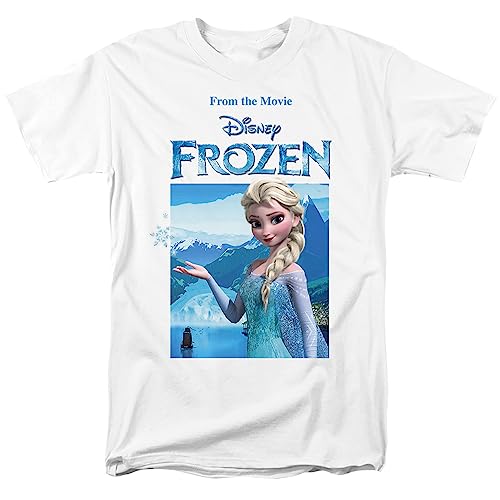 Cotton Soul Disney Frozen Elsa Snowflake – Camiseta para mujer, color blanco, Blanco, L