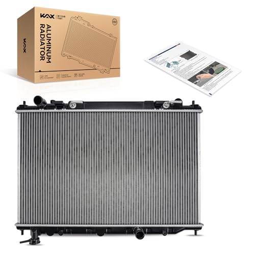 Image of KAX Radiator, 2578 OE Style Bolt-On Aluminum Core Radiator Replacement Murano 2003-20073.5L, 28-5 /8 inchW, 17-11 /16 inchH, 1-3 /8 inchInlet, 1-3 /8 inchOutlet
