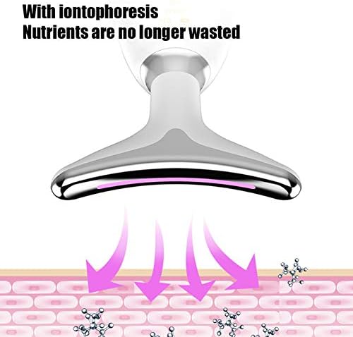 IPL Skin Rejuvenation Machine, Neck Skin Lifting Firming Tightening Wrinkle Removal Device, EMS Micro Current Anti Aging Facial Massager for Reduce Fine Lines and Wrinkles for Face, Neck