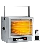 Oylus Electric Garage Heater for Indoor Use - 7500W, 240V Wall/Ceiling/Floor Mounted Shop Heater, Dual Overheat Protection & 3 Adjustable Angles, Industrial Heavy-Duty Heaters for Workshop, Warehouse