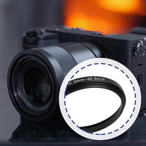 Anillo de extensión para cámara ECSiNG de aluminio, 40,5 mm a 40,5 mm, adaptador de filtro para lentes DSLR y filtros ND, UV, CPL e IR miniatura 3