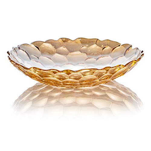 YYBD Obstglasschale (25 cm) Terrarium Obstkorb für Brot Gemüse Snacks Moderne Küche Home Tischdekoration Cover