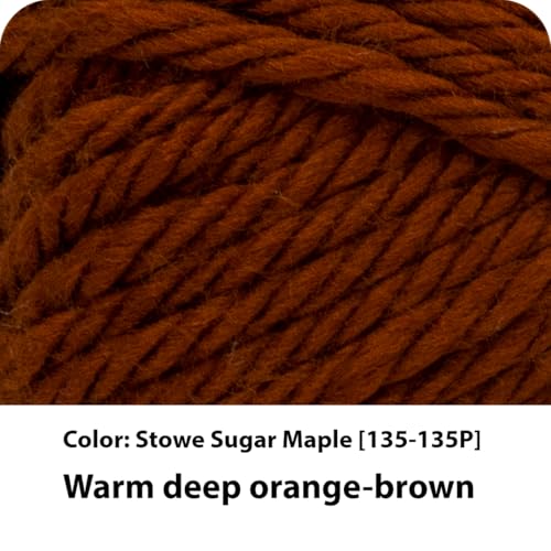 Image of Lion Brand Yarn Hometown Yarn, Super-Bulky Yarn for Knitting, Crocheting, and Crafting, 3 Pack, Stowe Sugar Maple | Super Bulky Acrylic Fiber for Warm Crochet Blankets, Knit Winter Hats, Chunky Cardigans, Soft Scarves, Weaving