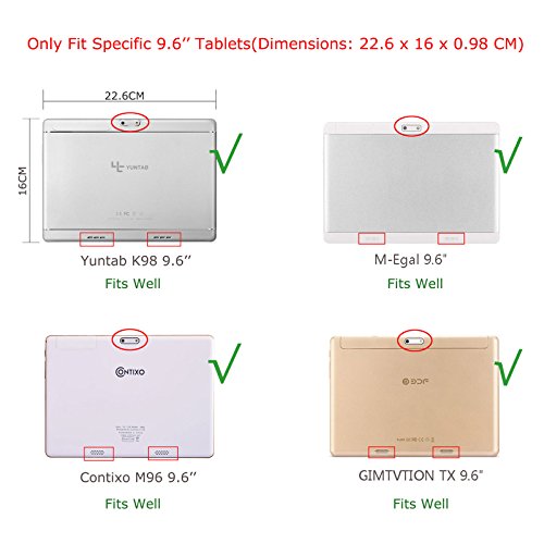 Transwon, Custodia a libro per Tablet PC Yuntab
