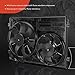 A-Premium Engine Radiator Cooling Fan Assembly Compatible with Volkswagen & Audi Models - Jetta, Jetta City, Passat, Golf, Golf R, Tiguan, Beetle, CC, Eos, GTI, R32, A3, A3 Quattro, TT, TT Quattro