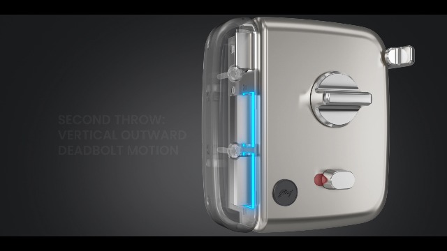 itu itu Godrej Rim Lock I Centaur EXS+I1Ck Latchbolt| Auto-Locking