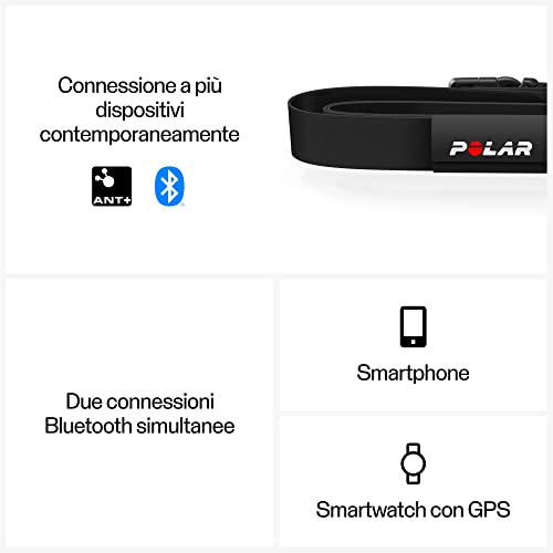 Polar Equine H10 for trotters Cardiofrequenzimetro con Fascia, Nero - 6