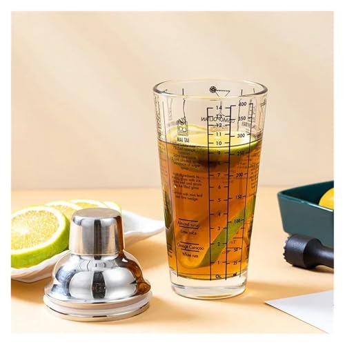 Coctelera de 400ml para preparar combinados sin derrames en la barra 5