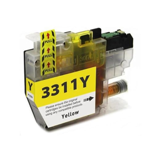 Cartouche LC3311 jaune compatible pour imprimantes Brother DCP-J772DW et MFC-J491DW