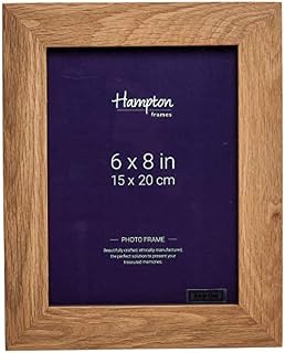 Hampton Frames NEW ENGLAND 6x8 (15x20cm) Natural Oak Picture Photo Frame Glass 464868WO