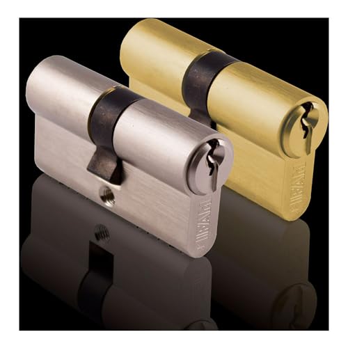 Cilindro F5S4040L de latón de 80mm con leva larga y llaves de serreta IFAM 3