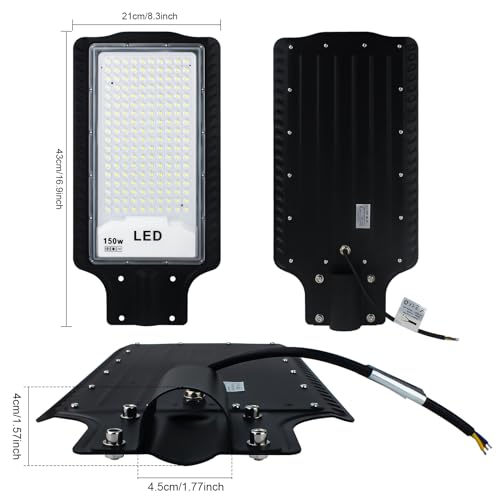 Farola LED para exterior de 150W ideal para iluminar caminos y patios grandes 6