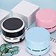 Rolin Roly Mini Tischsauger Tragbar Kabellos Tischstaubsauger Auto Wireless Tischstaubsauger 360° Drehbar Staubsauger für Reinigung Krümel Desktop Haushalt Büro (Reines Blau)