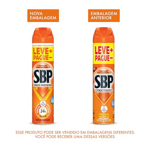 SBP Inseticida Aerossol 450Ml Laranja