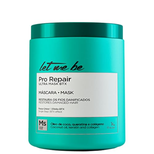 Let Me Be Pro Repair Ultra Mask BTX 1kg / 35.27 oz – Deep Conditioning Hair Mask for Damaged, Dry,