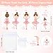Yinkin 30 Sets Ballerina Party Favors for Girls Include Pink Lace Hair Ties Scrunchies with Bow Ballet Thank You Cards Dance Recital Gifts Ballerina Birthday Party Favors